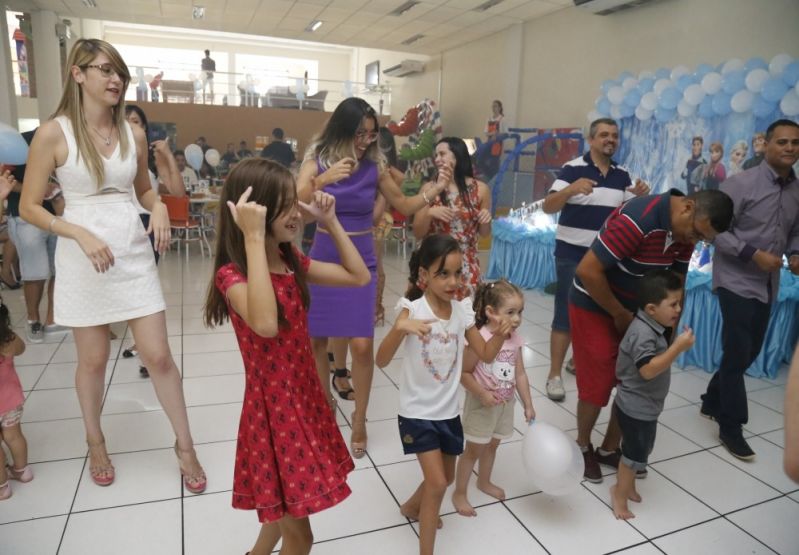 Salão para Festa Infantil Valor Baixo na Vila Matias - Salão para Festa Infantil